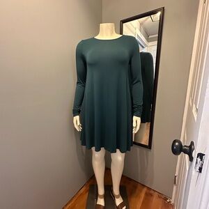 Old Navy Dark Teal Long Sleeve Dress